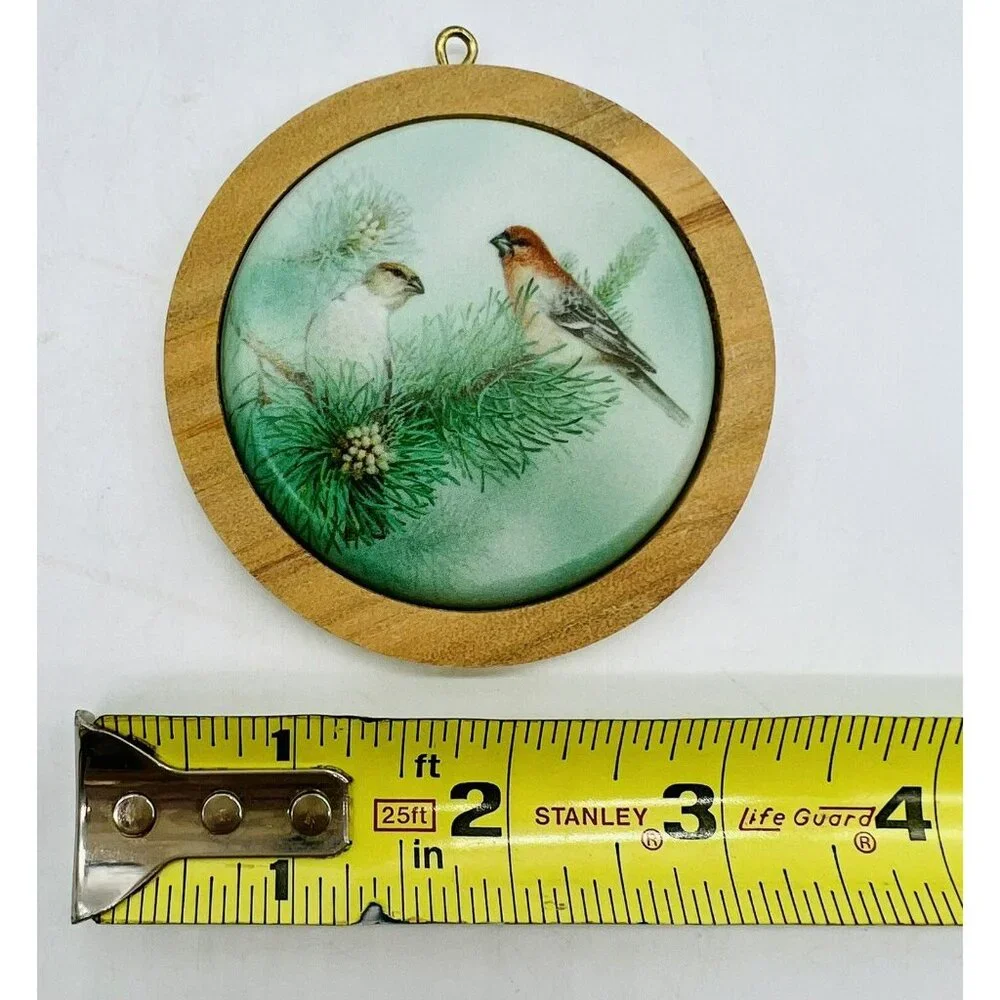 Hallmark Purple Finch Christmas Ornament 1988 Holiday Seventh in Wildlife Series